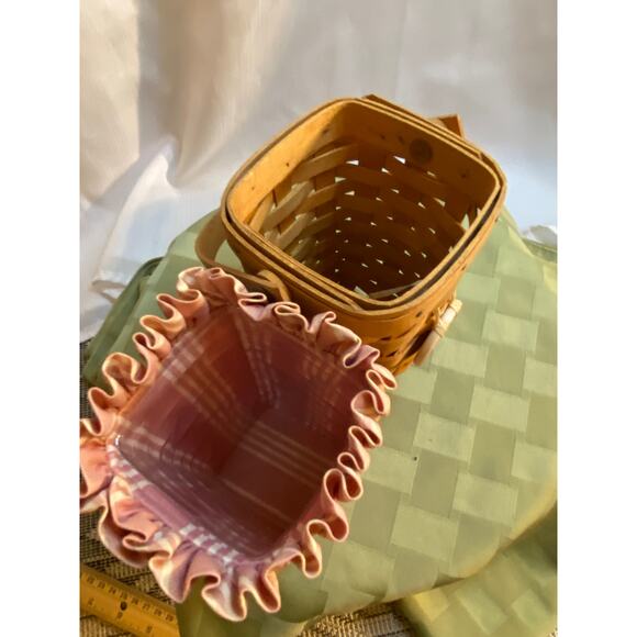 Longaberger Basket American Cancer Society 1998 Signed And Numbered Basket - Picture 11 of 16